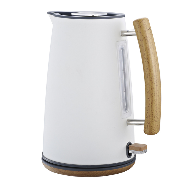 Hervidor eléctrico de 1,7 l con mango efecto madera
