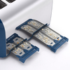 Tostadora de 4 rebanadas con configuración de 6 tonos de pan
