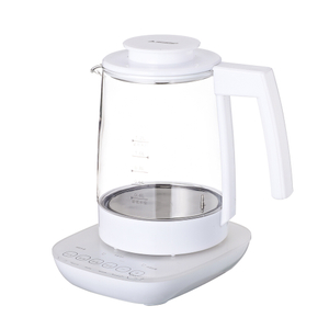 Hervidor digital de vidrio con modulador de leche eléctrico de 1,2 l