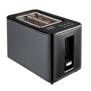 Tostadora de acero inoxidable con pantalla LED