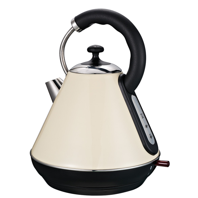 Hervidor eléctrico piramidal de acero inoxidable de 1,8 l