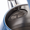 Hervidor de agua de acero inoxidable de 1,8 l inalámbrico con indicador LED